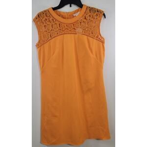 Esley Dress Womens Large Lace Embellished Sleeveless Dress Fun Summer NWT